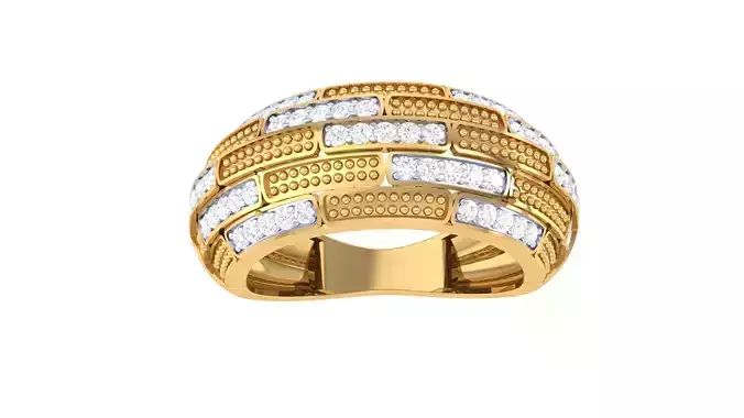 Women Wedding Engagement Ring 3dm STL OBJ FBX Renders Details