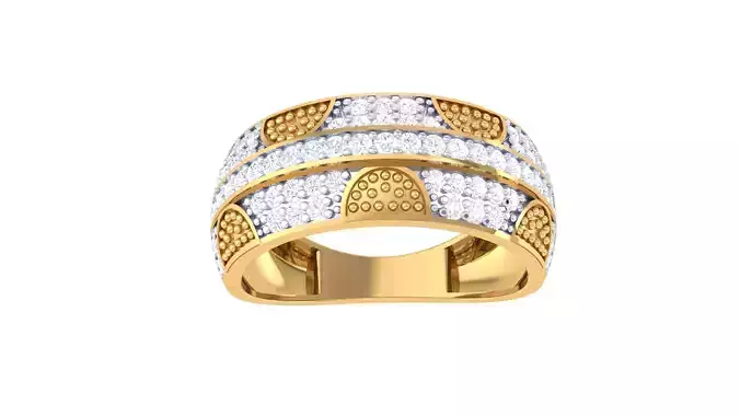 Women Wedding Engagement Ring 3dm STL OBJ FBX Renders Details