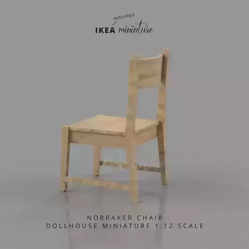 MINIATURE IKEA INSPIRED NORRAKER CHAIR 