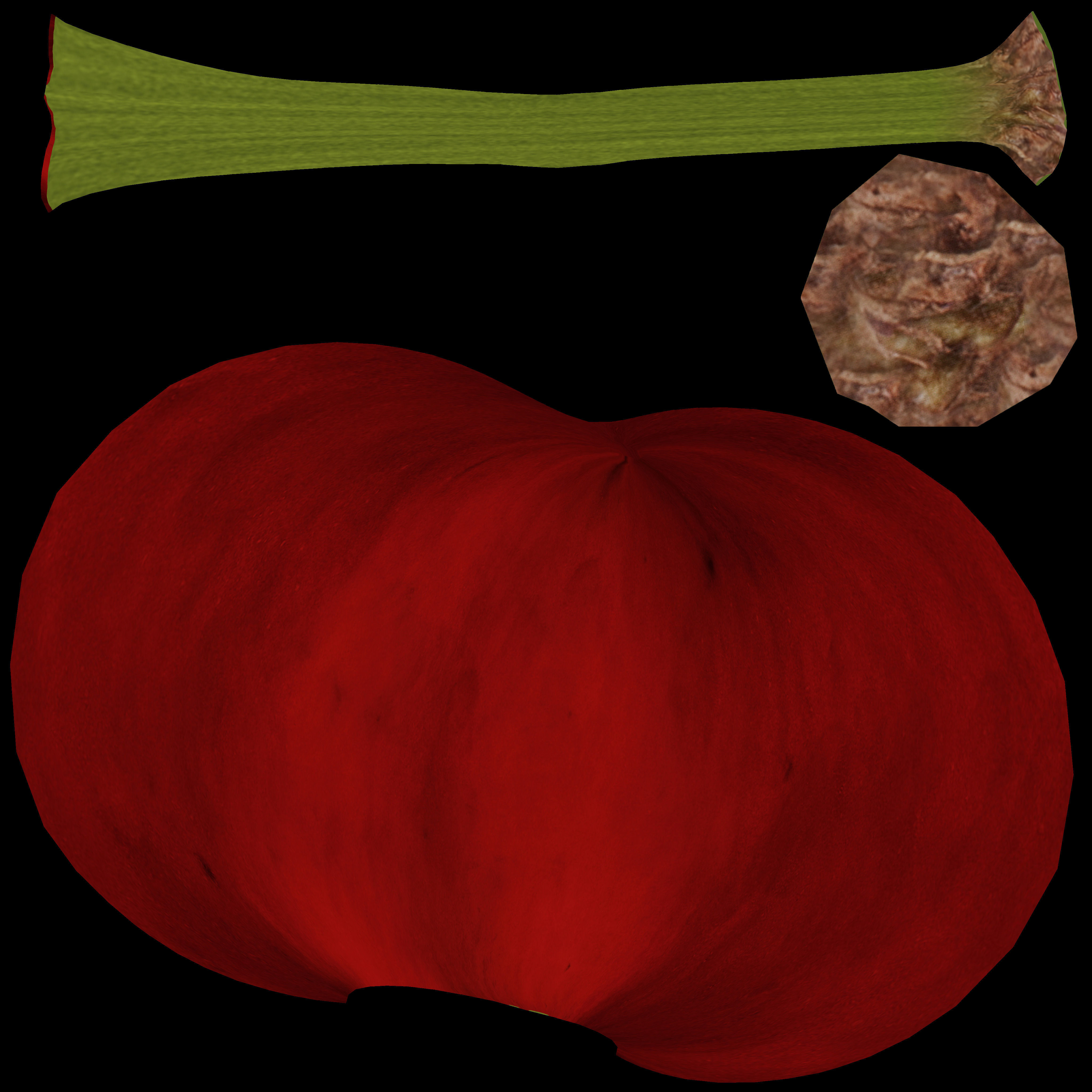 Cherry Fruit v001 Low-poly 3D model_8