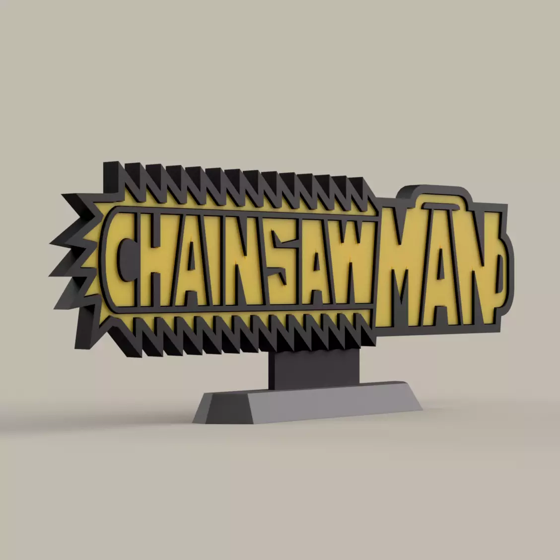 Chainsaw Man - Logo 3D print model