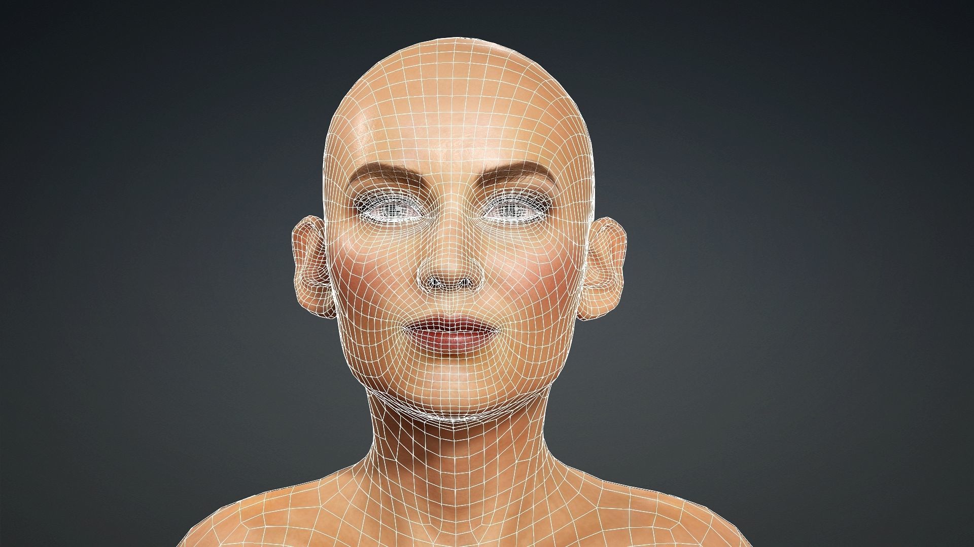 Jennifer Lawrence Rigged - 2500 Free animations tutorial Low-poly 3D model_13