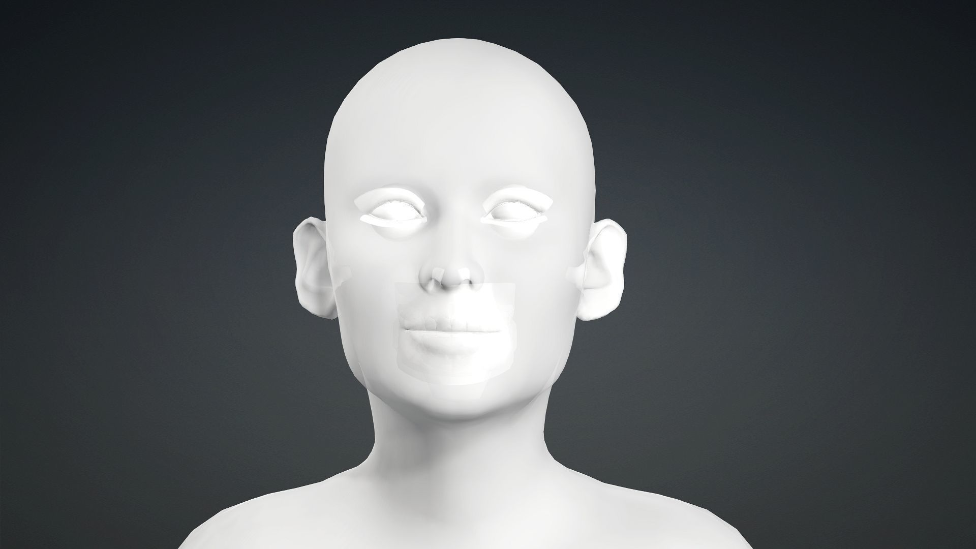 Jennifer Lawrence Rigged - 2500 Free animations tutorial Low-poly 3D model_14