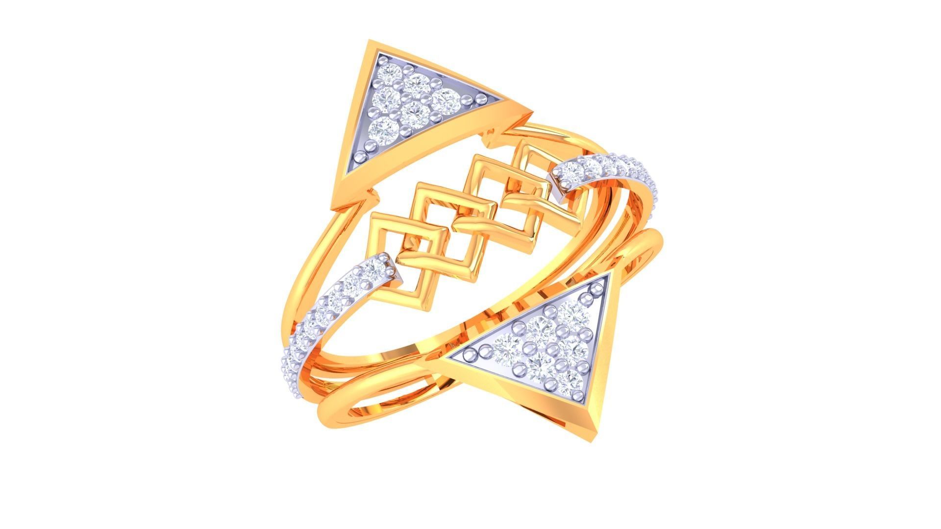 Women Wedding Engagement Ring 3dm STL OBJ FBX Renders Details 3D print model_2