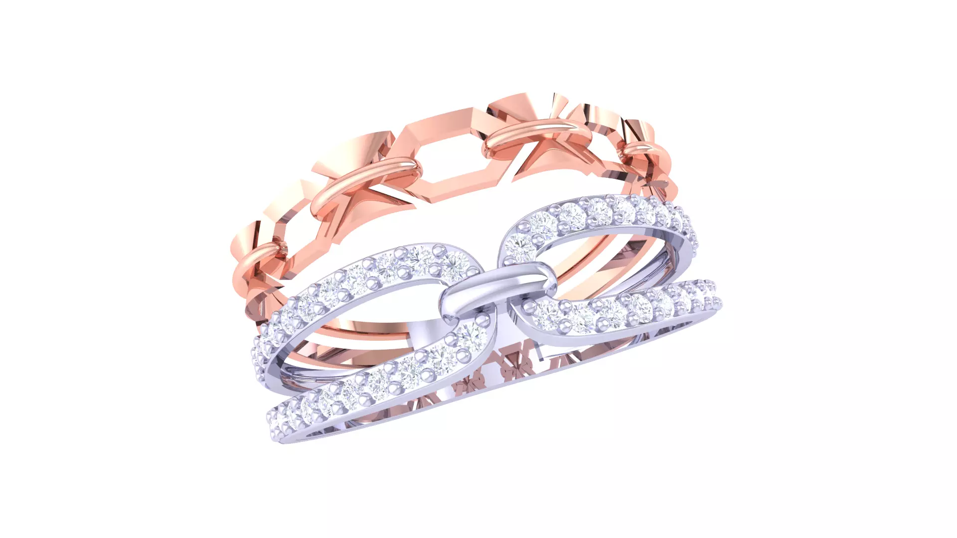 Women Wedding Engagement Ring 3dm STL OBJ FBX Renders Details 3D print model_0