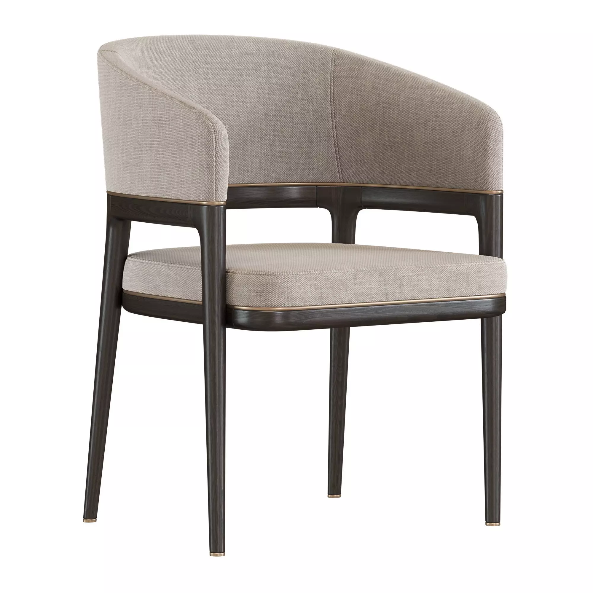 Mark Dining Chair 3D model_0