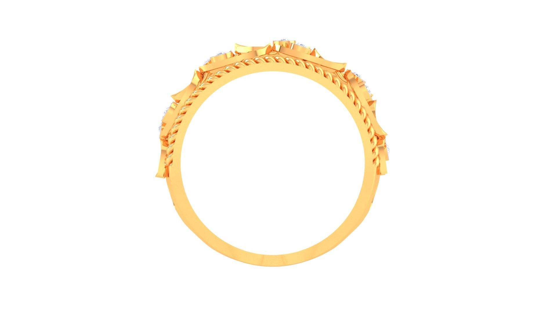 Women Wedding Engagement Ring 3dm STL OBJ FBX Renders Details 3D print model_4