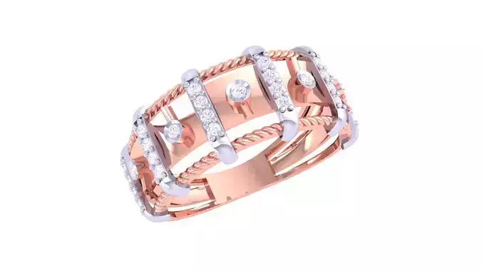 Women Wedding Engagement Ring 3dm STL OBJ FBX Renders Details 3D print model