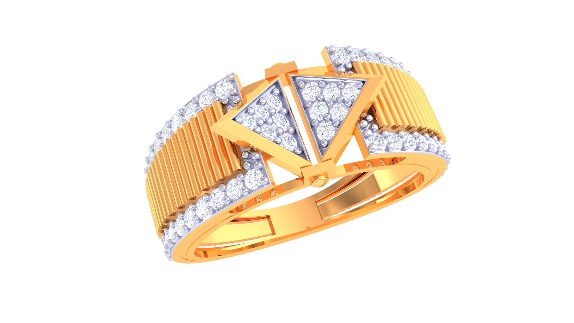 Women Wedding Engagement Ring 3dm STL OBJ FBX Renders Details 3D print model_2