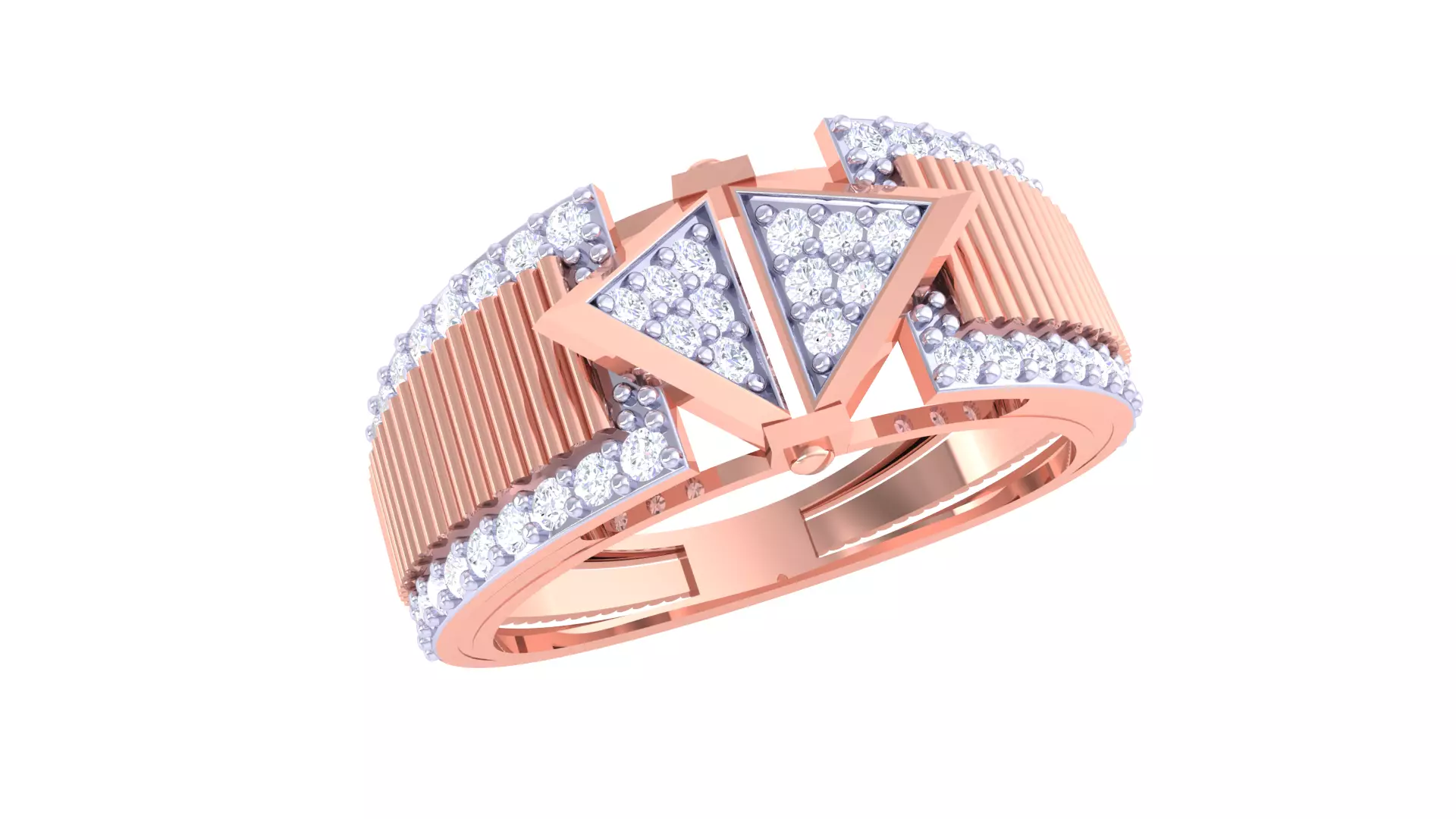 Women Wedding Engagement Ring 3dm STL OBJ FBX Renders Details 3D print model_0