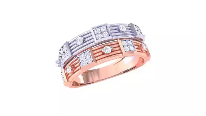 Women Wedding Engagement Ring 3dm STL OBJ FBX Renders Details 3D print model