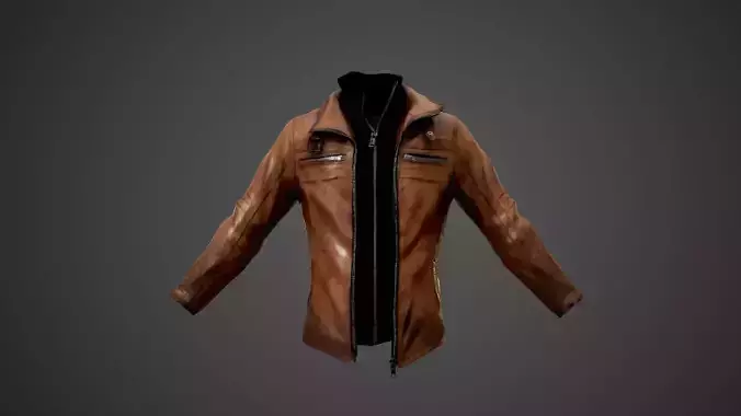 Meta-Human Jacket Low-poly 3D model