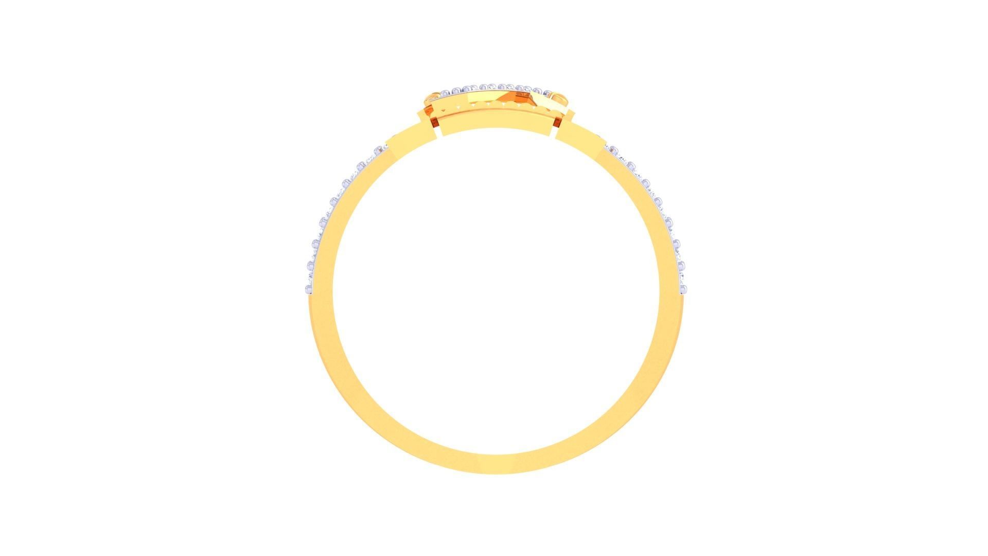 Women Wedding Engagement Ring 3dm STL OBJ FBX Renders Details 3D print model_4