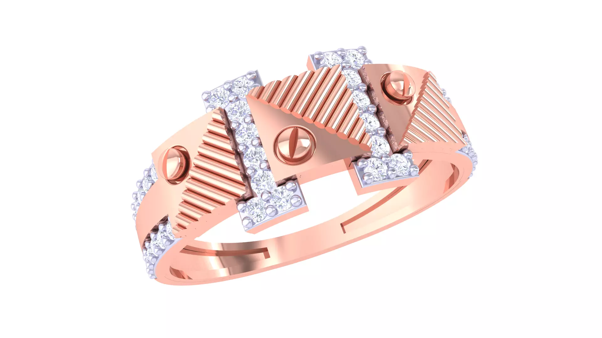Women Wedding Engagement Ring 3dm STL OBJ FBX Renders Details 3D print model_0