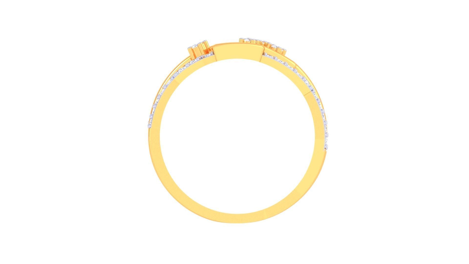 Women Wedding Engagement Ring 3dm STL OBJ FBX Renders Details 3D print model_4