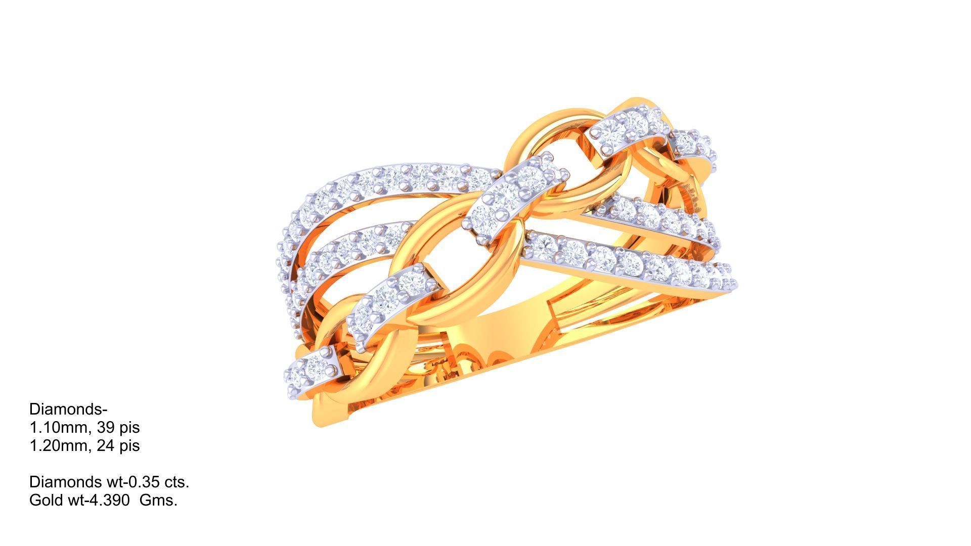 Women Wedding Engagement Ring 3dm STL OBJ FBX Renders Details 3D print model_1