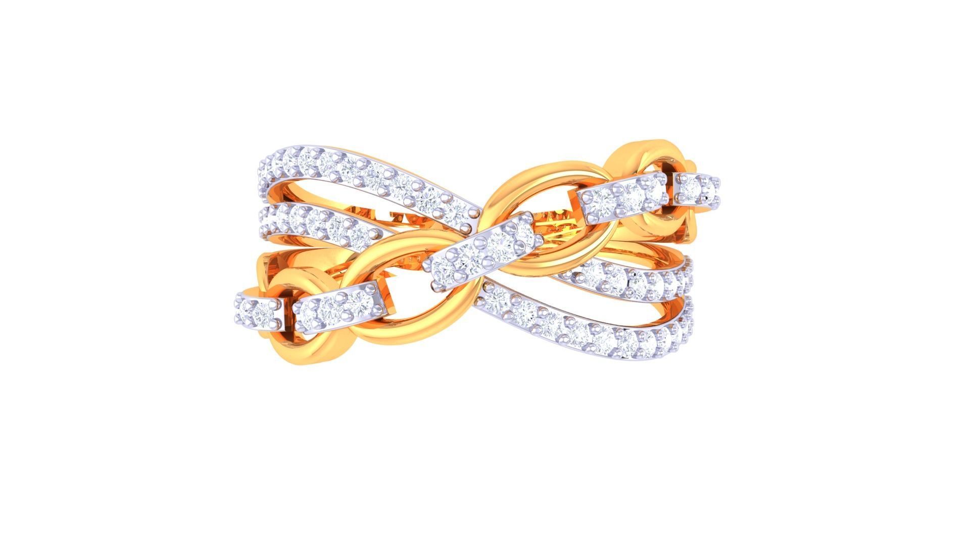 Women Wedding Engagement Ring 3dm STL OBJ FBX Renders Details 3D print model_3