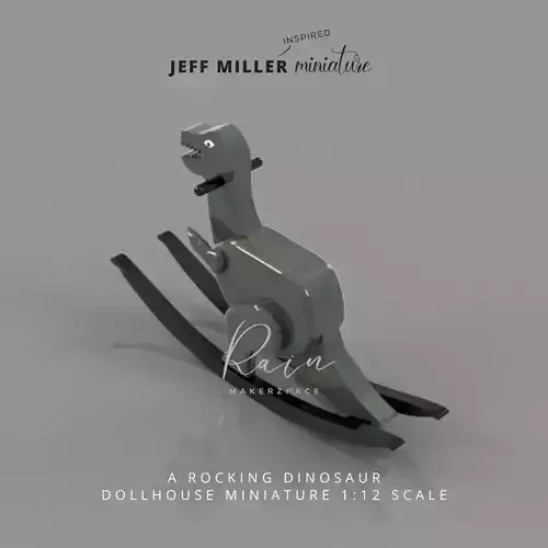 MINIATURE ROCKING DINOSAUR