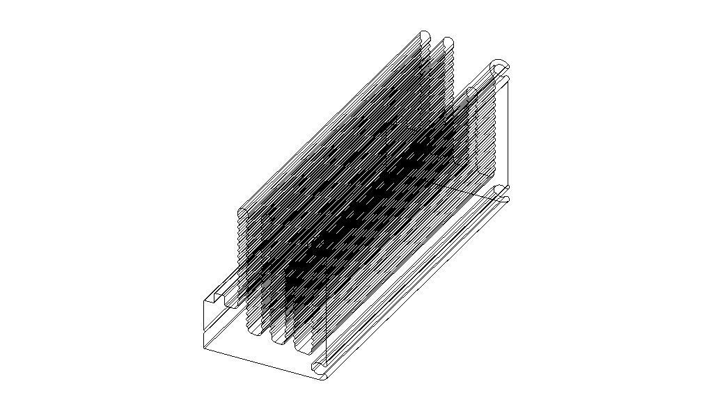Aluminum Extruded Heat Sink MOD AL-03hs Low-poly 3D model_18