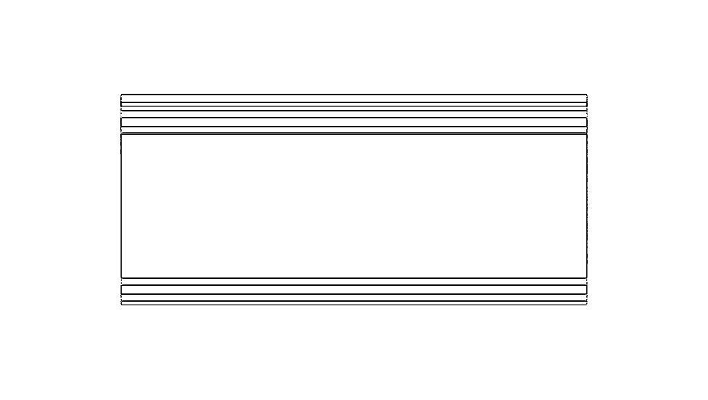 Aluminum Extruded Heat Sink MOD AL-03hs Low-poly 3D model_13
