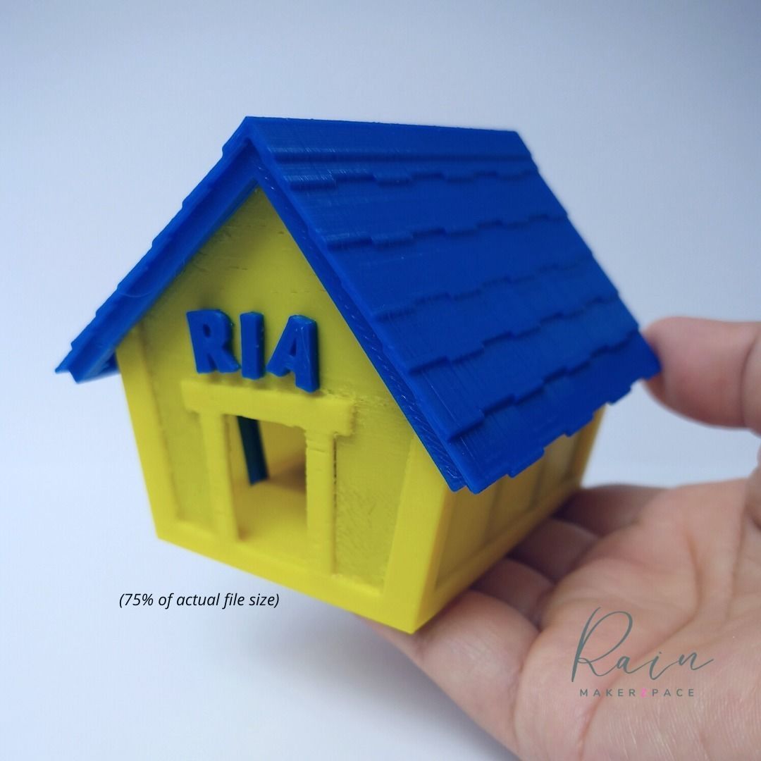 MINIATURE DOG HOUSE FOR DOLLHOUSE 3D print model_2