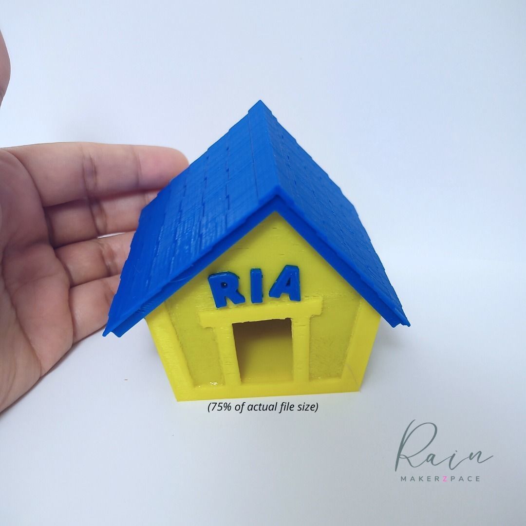 MINIATURE DOG HOUSE FOR DOLLHOUSE 3D print model_3