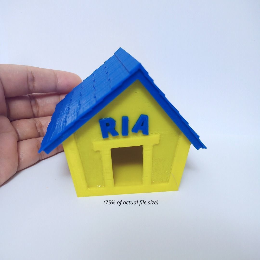 MINIATURE DOG HOUSE FOR DOLLHOUSE 3D print model_1