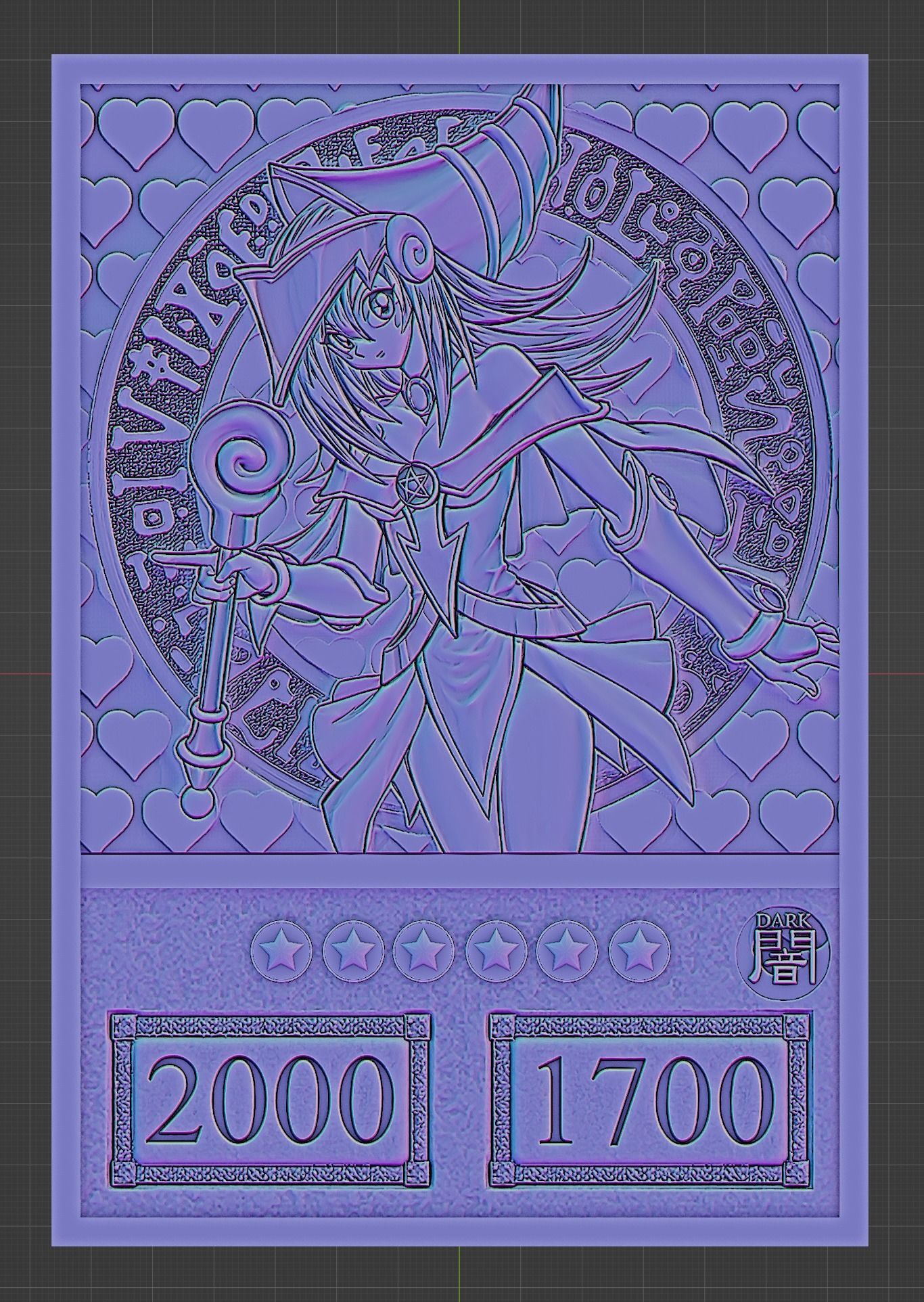 dark magician girl - yugioh 3D print model_5