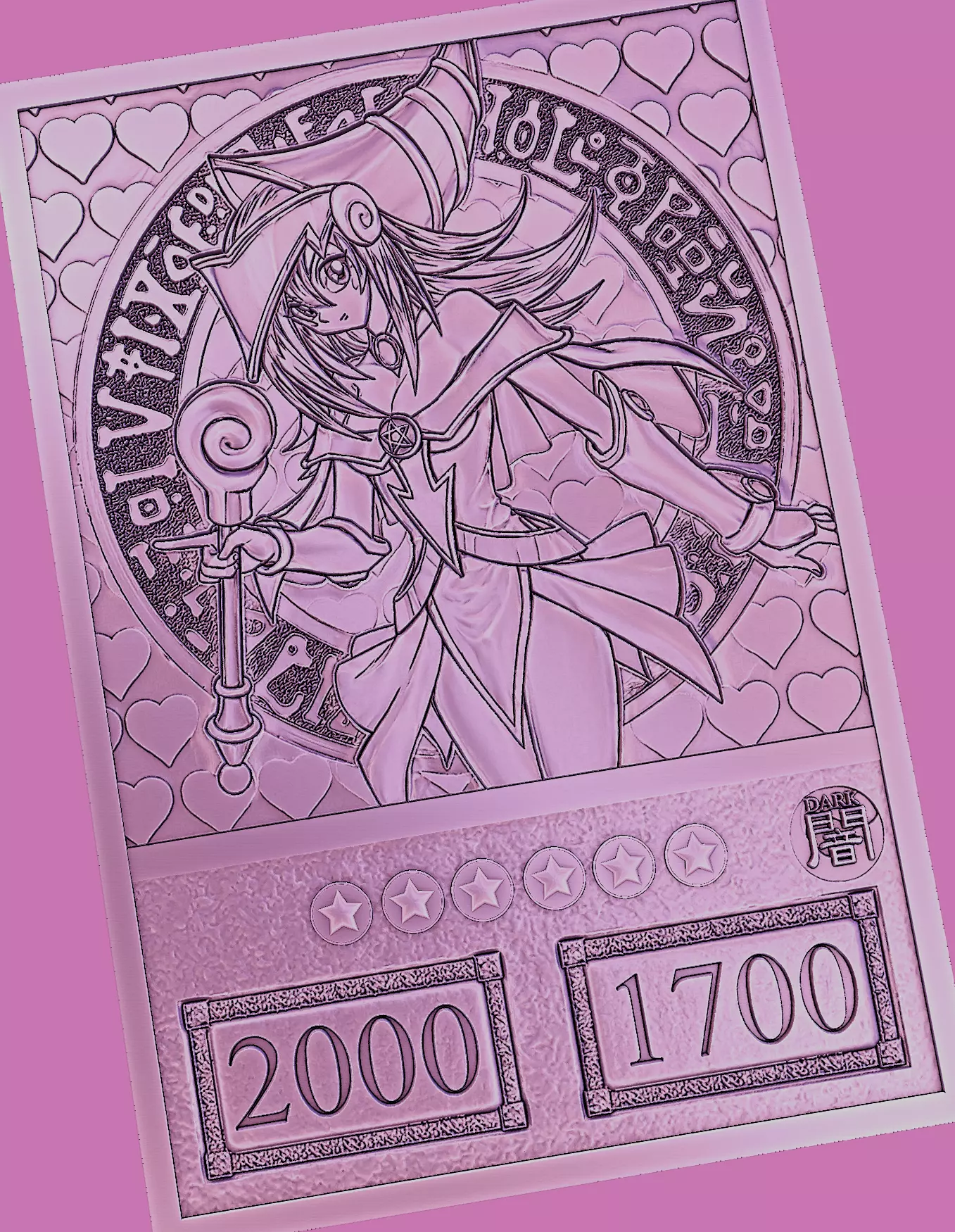 dark magician girl - yugioh 3D print model_0