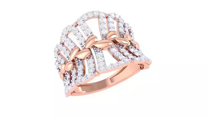 Women Wedding Ring 3dm STL OBJ FBX Renders Details