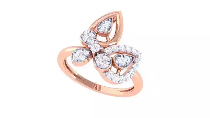 Women Wedding Ring 3dm STL OBJ FBX Renders Details