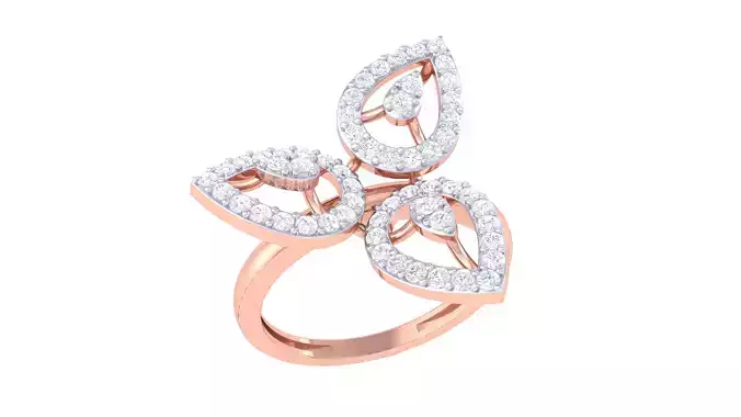 Women Wedding Ring 3dm STL OBJ FBX Renders Details