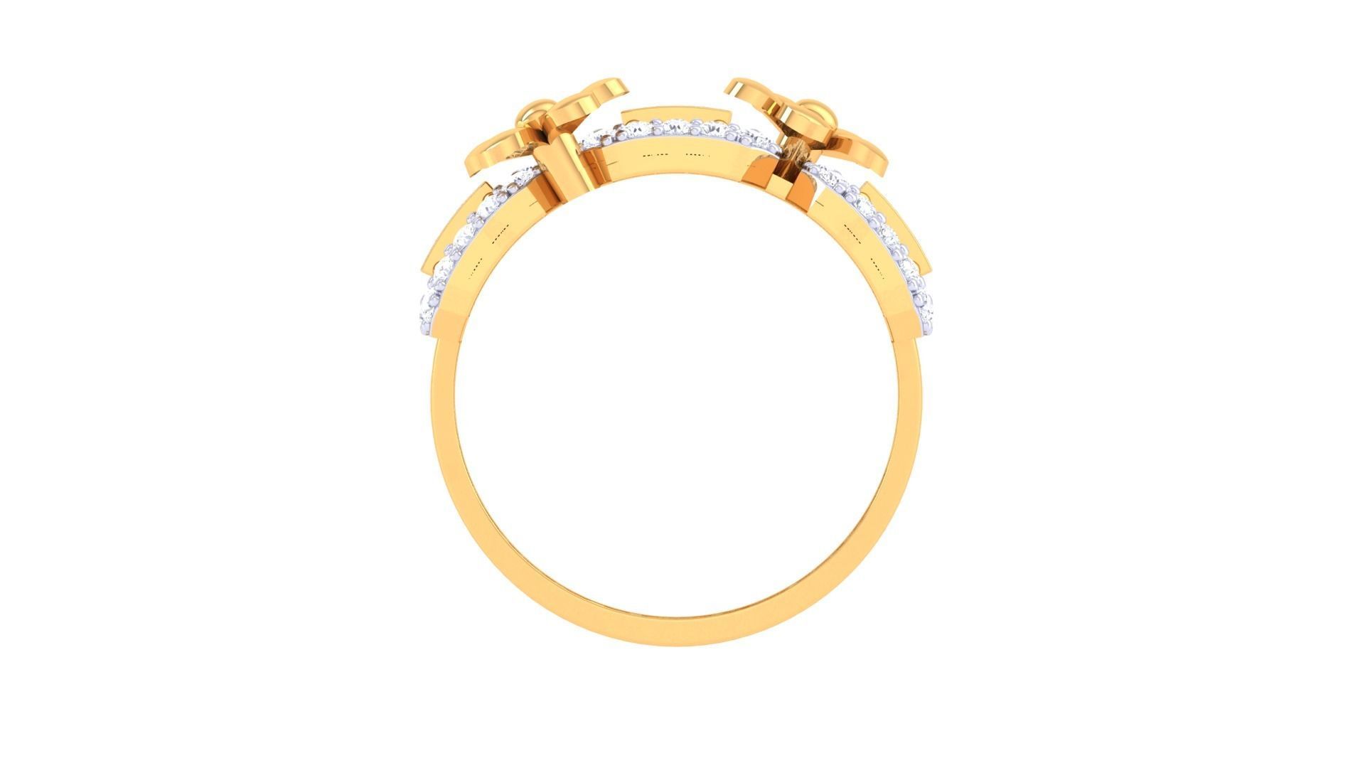 Women Wedding Ring 3dm STL OBJ FBX Renders Details 3D print model_4