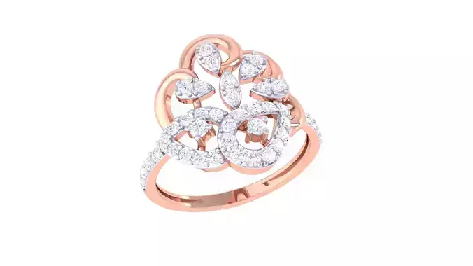 Women Wedding Ring 3dm STL OBJ FBX Renders Details