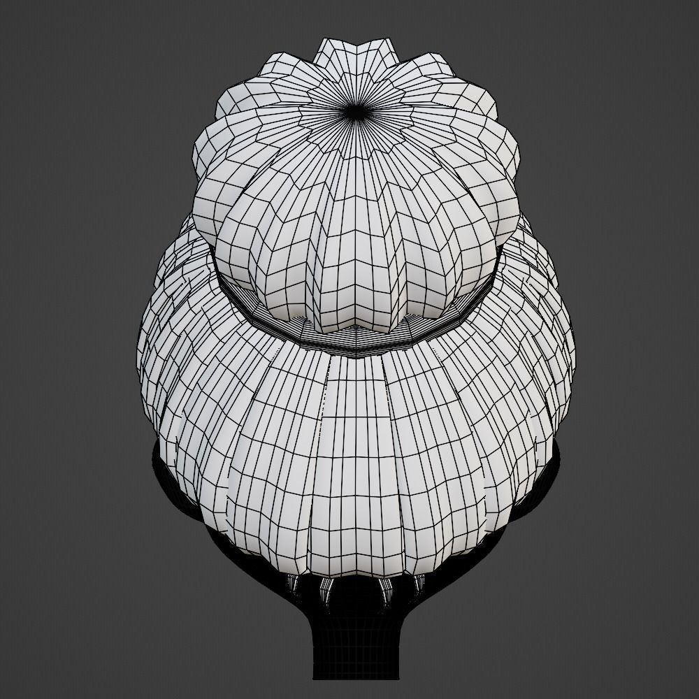 Hair style female 07 3D model_13