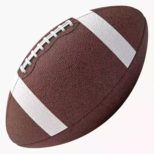 American Football Ball 3D model