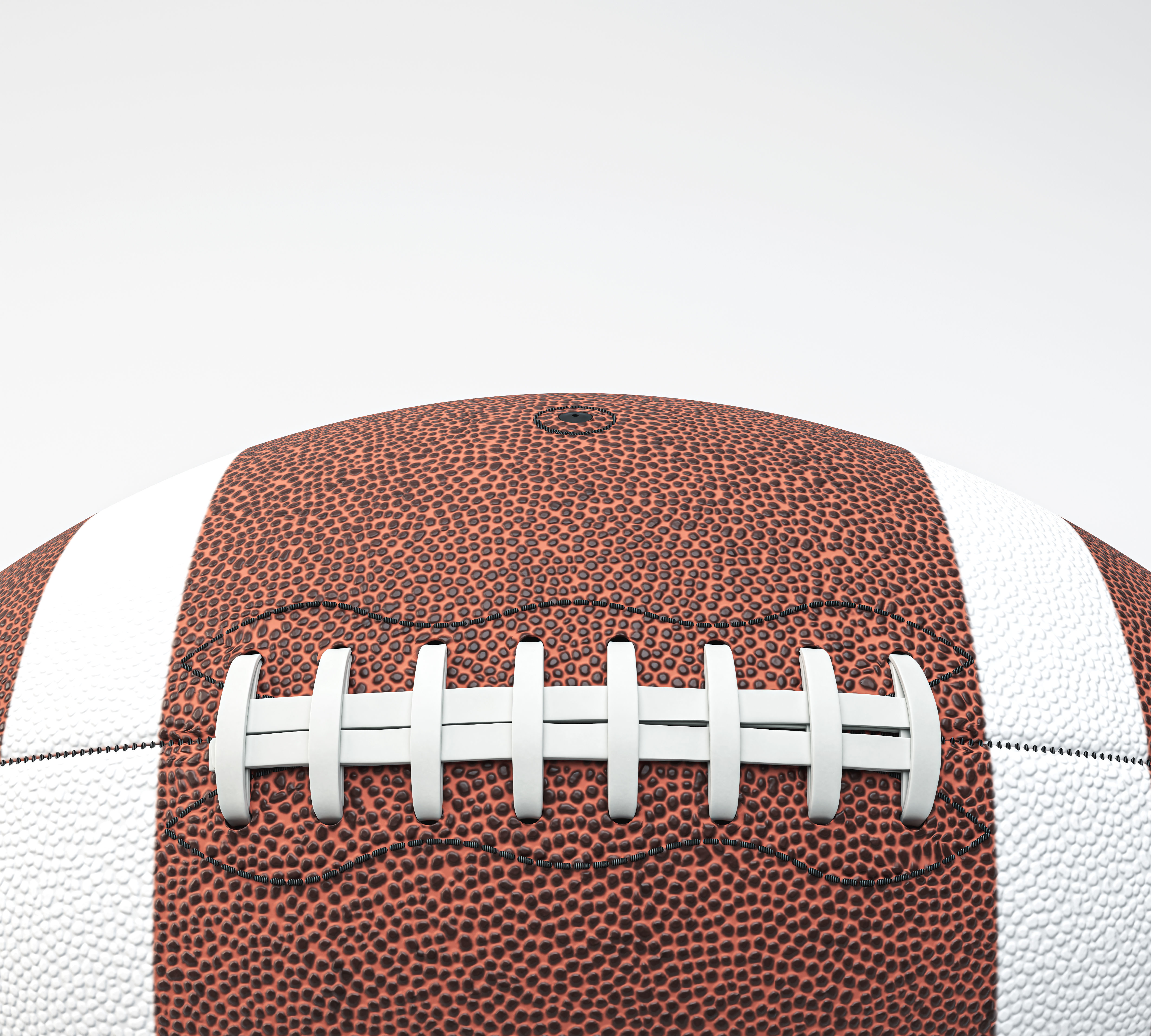 American Football Ball 3D model_12
