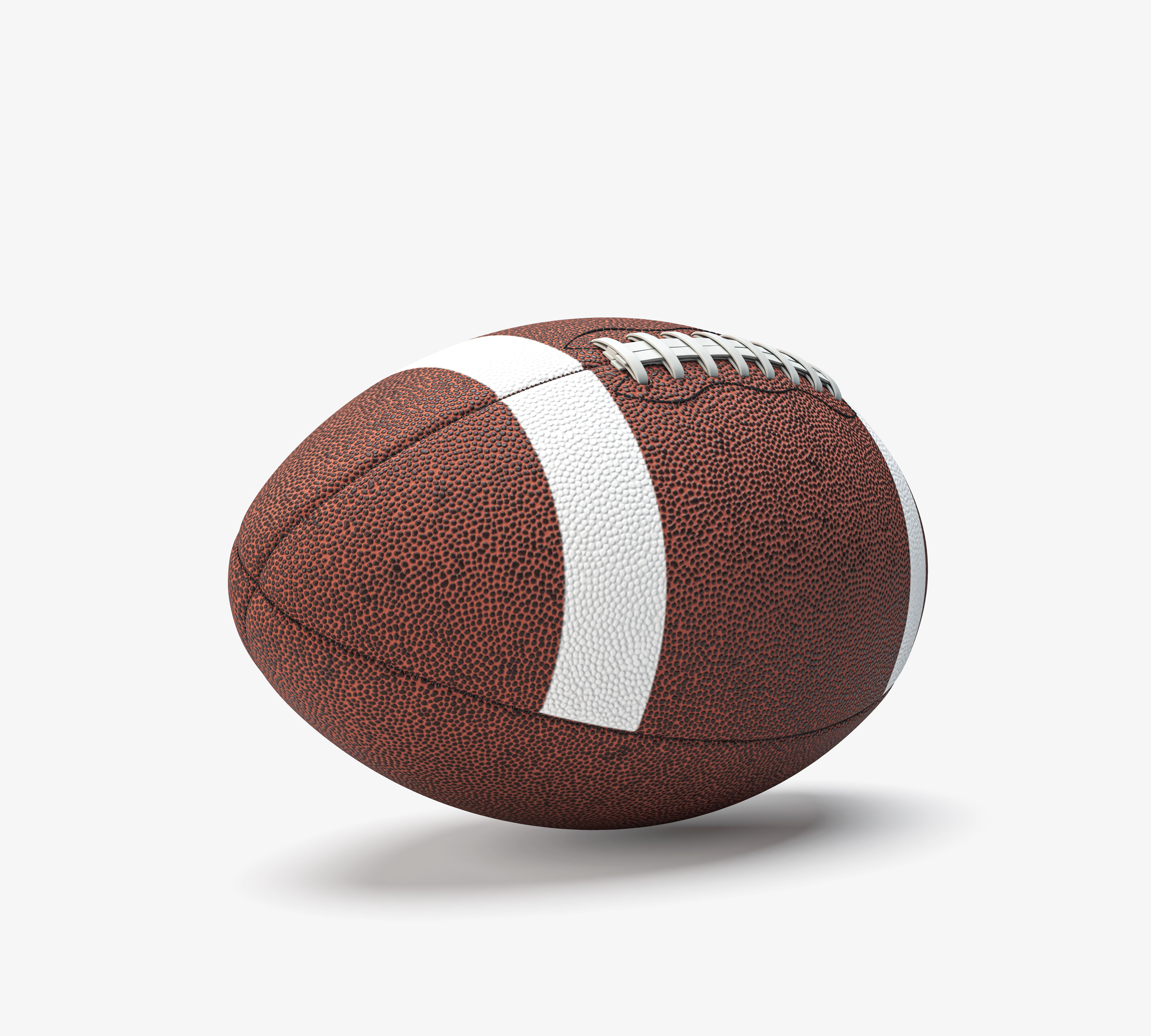 American Football Ball 3D model_7