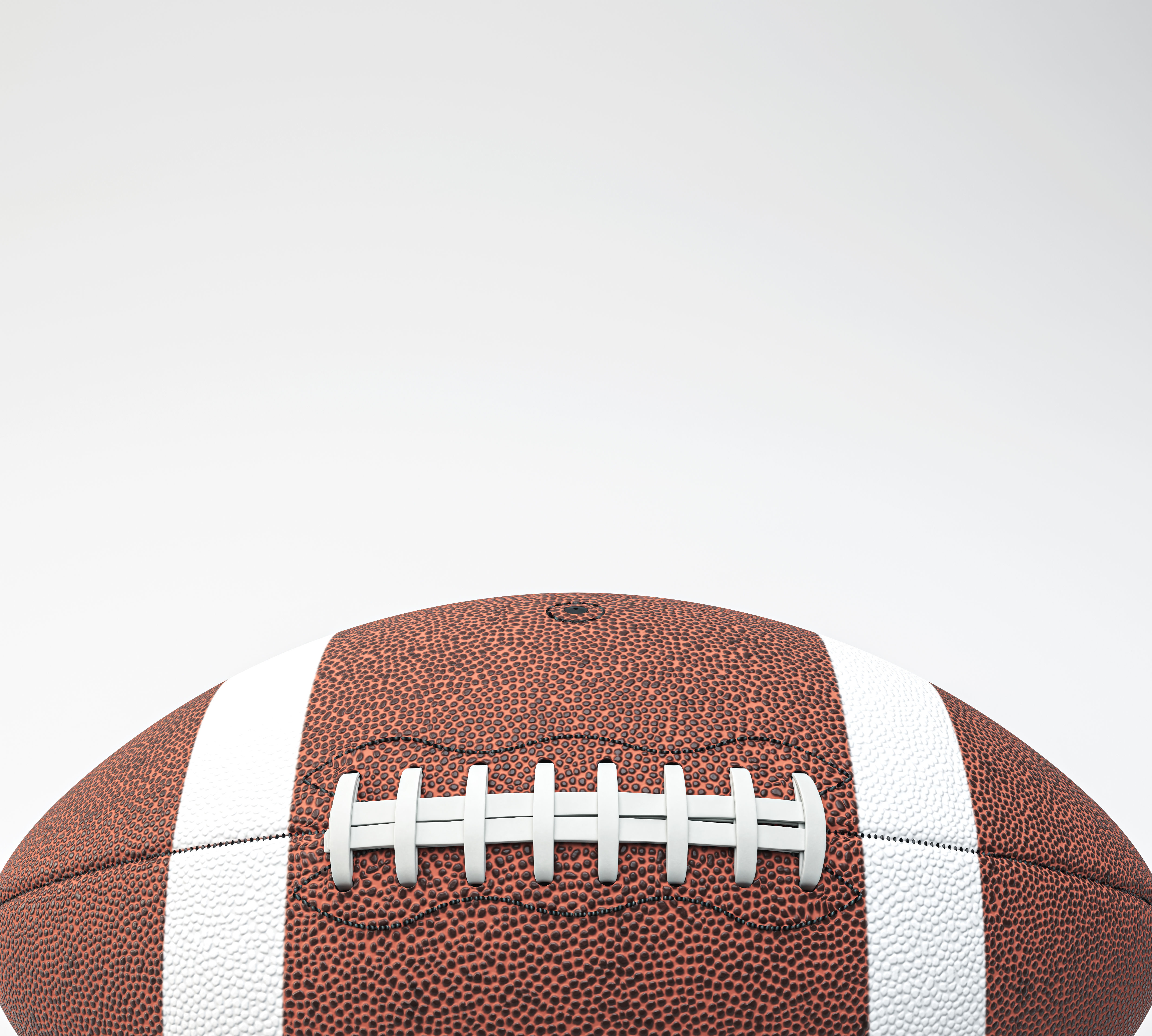 American Football Ball 3D model_5