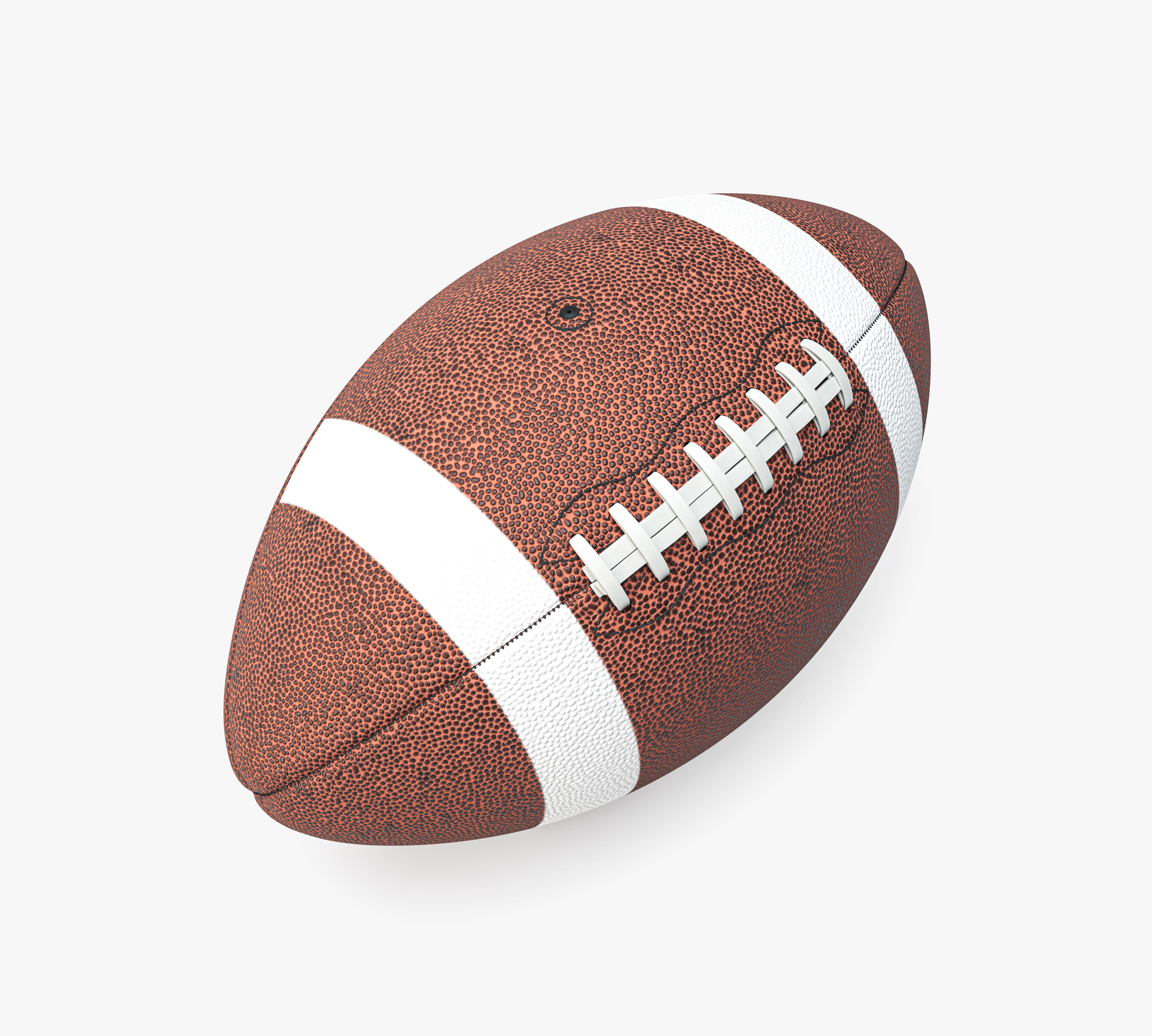 American Football Ball 3D model_8