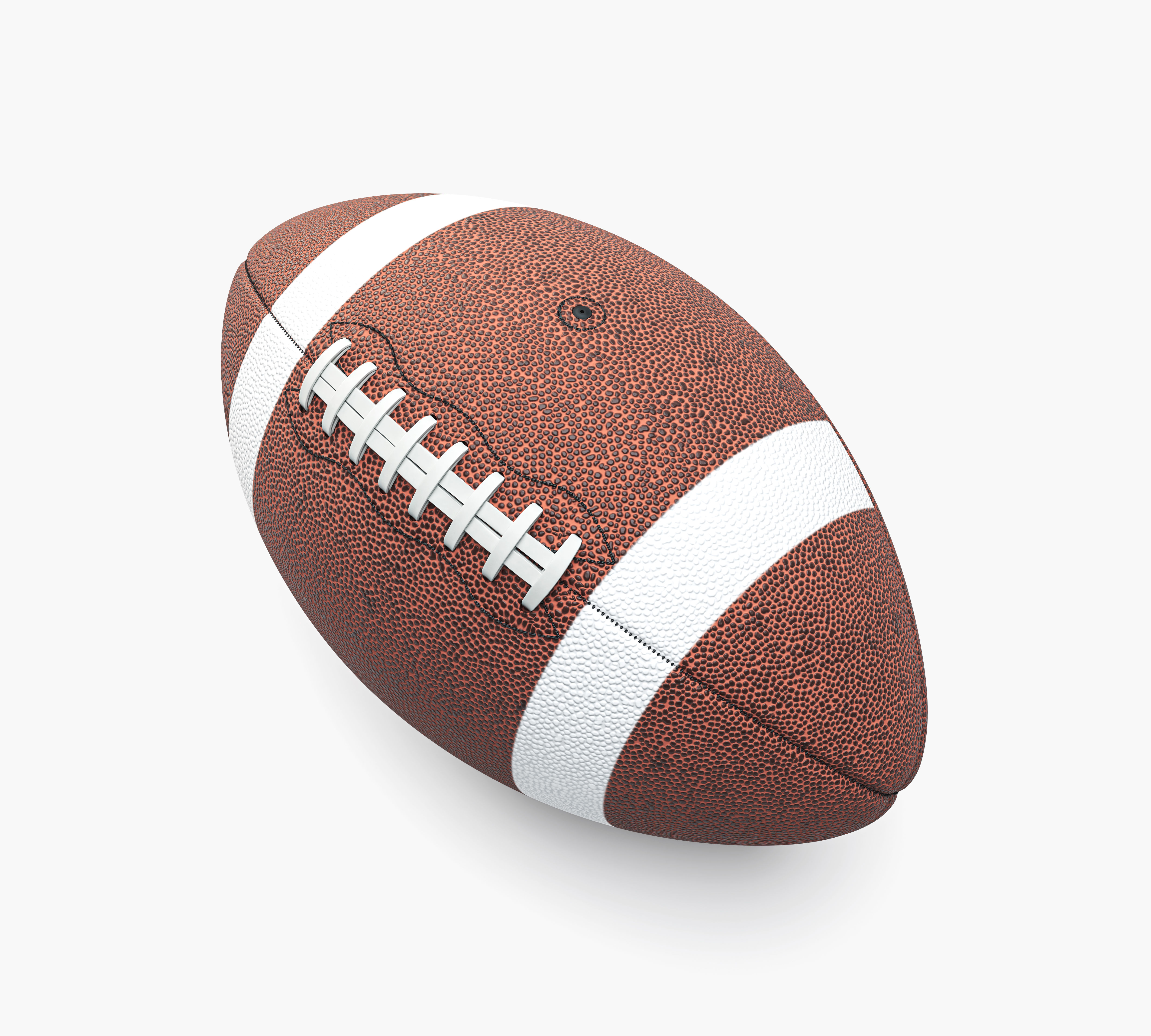 American Football Ball 3D model_11