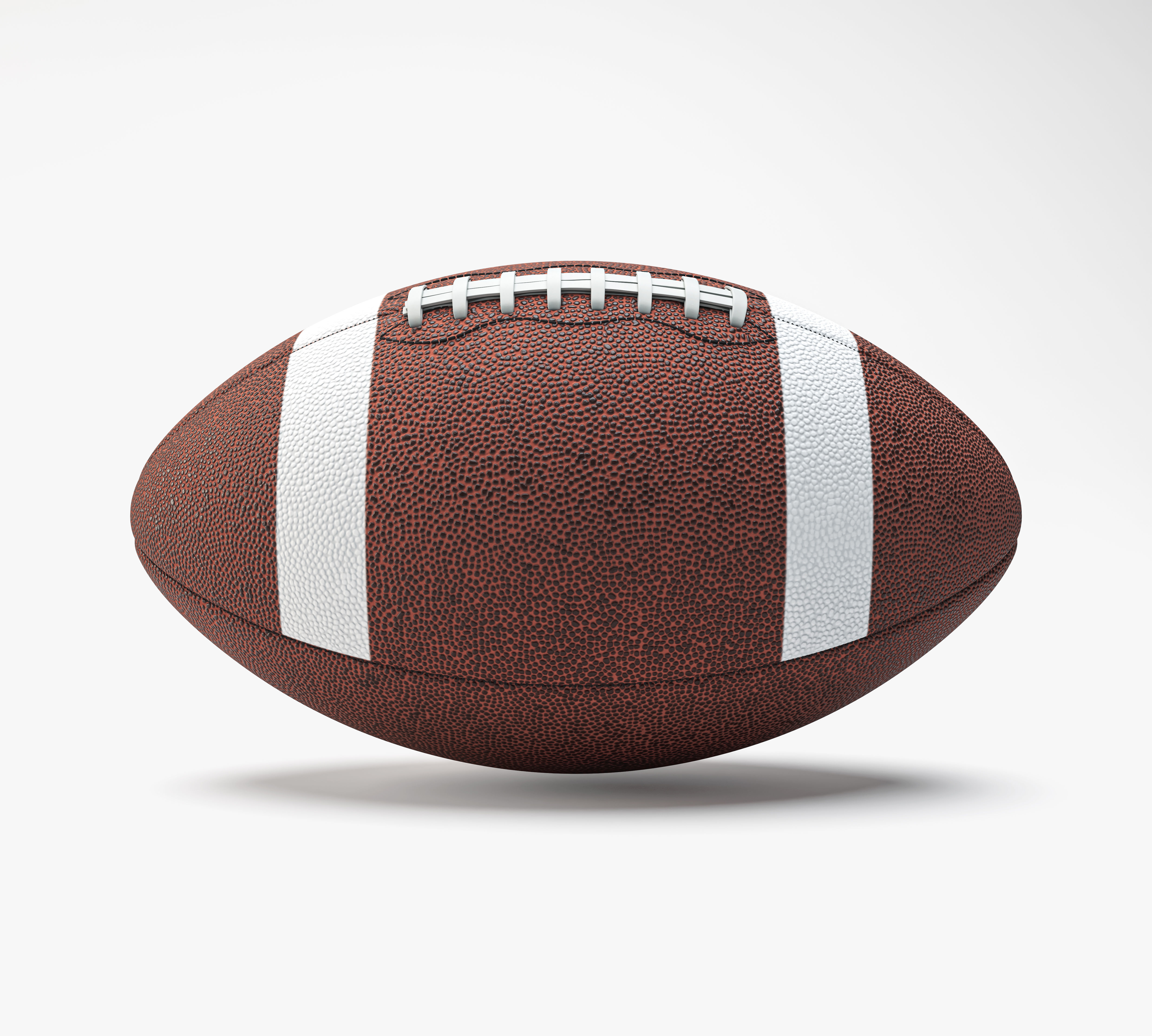American Football Ball 3D model_1