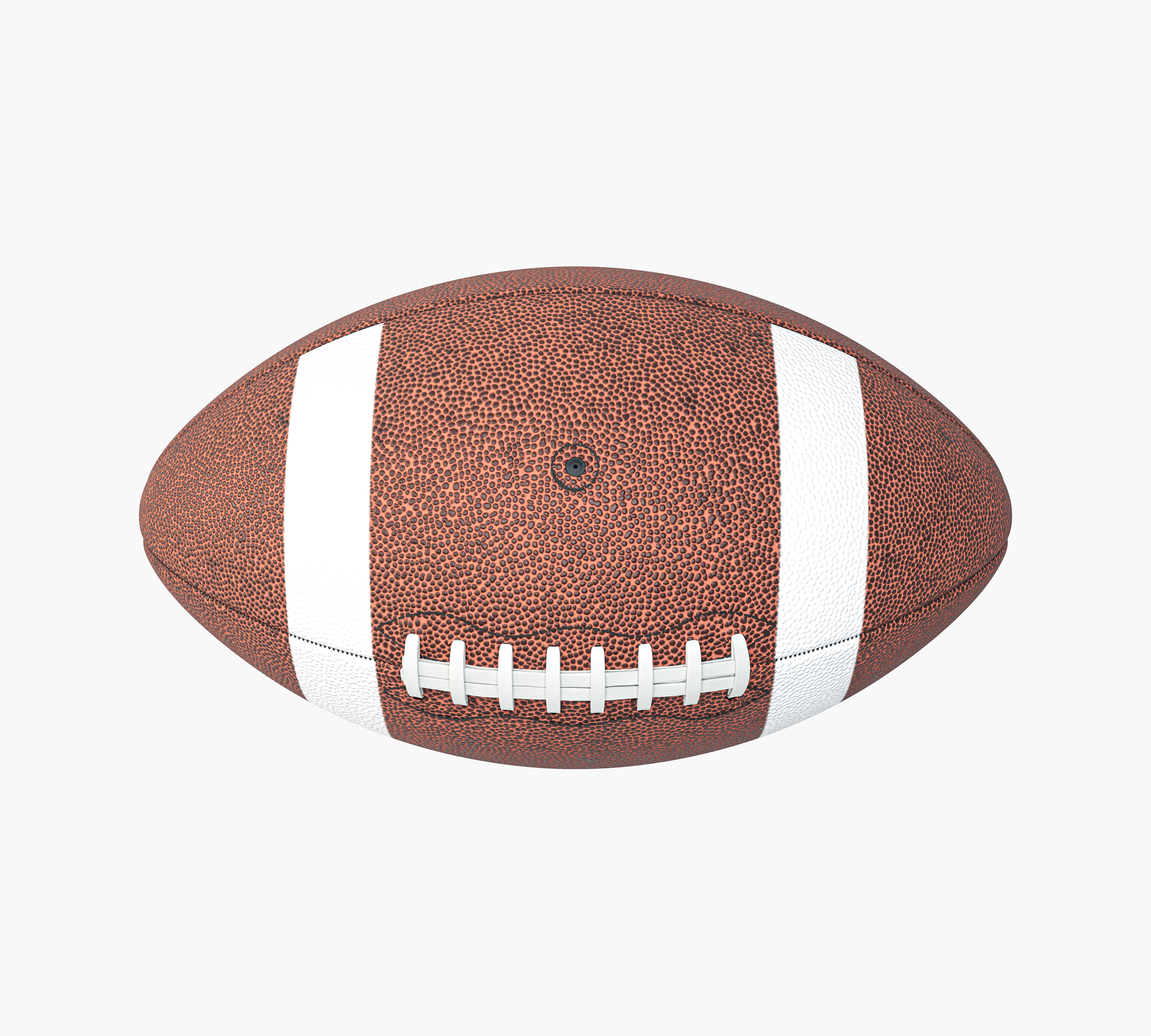 American Football Ball 3D model_9