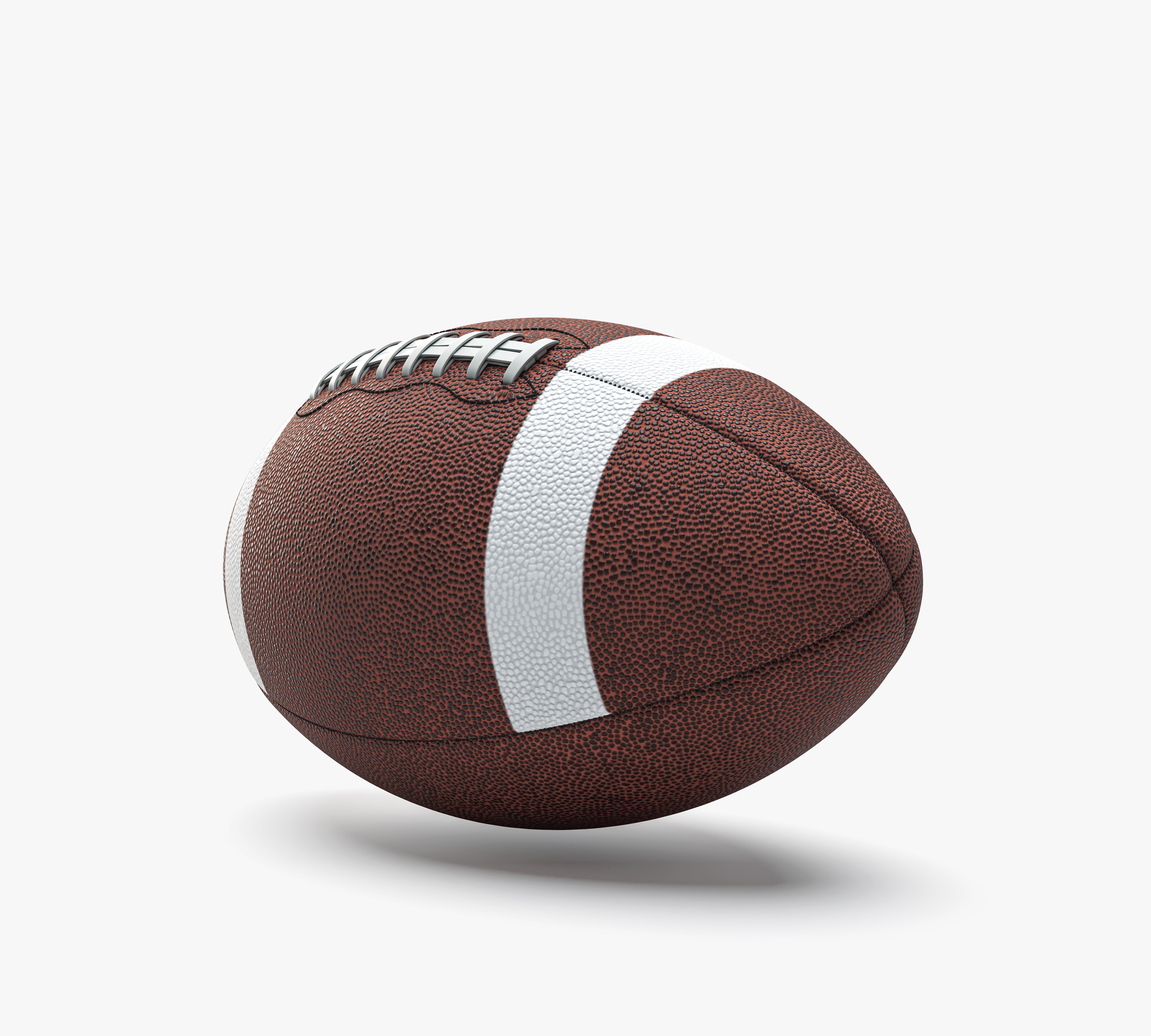 American Football Ball 3D model_10
