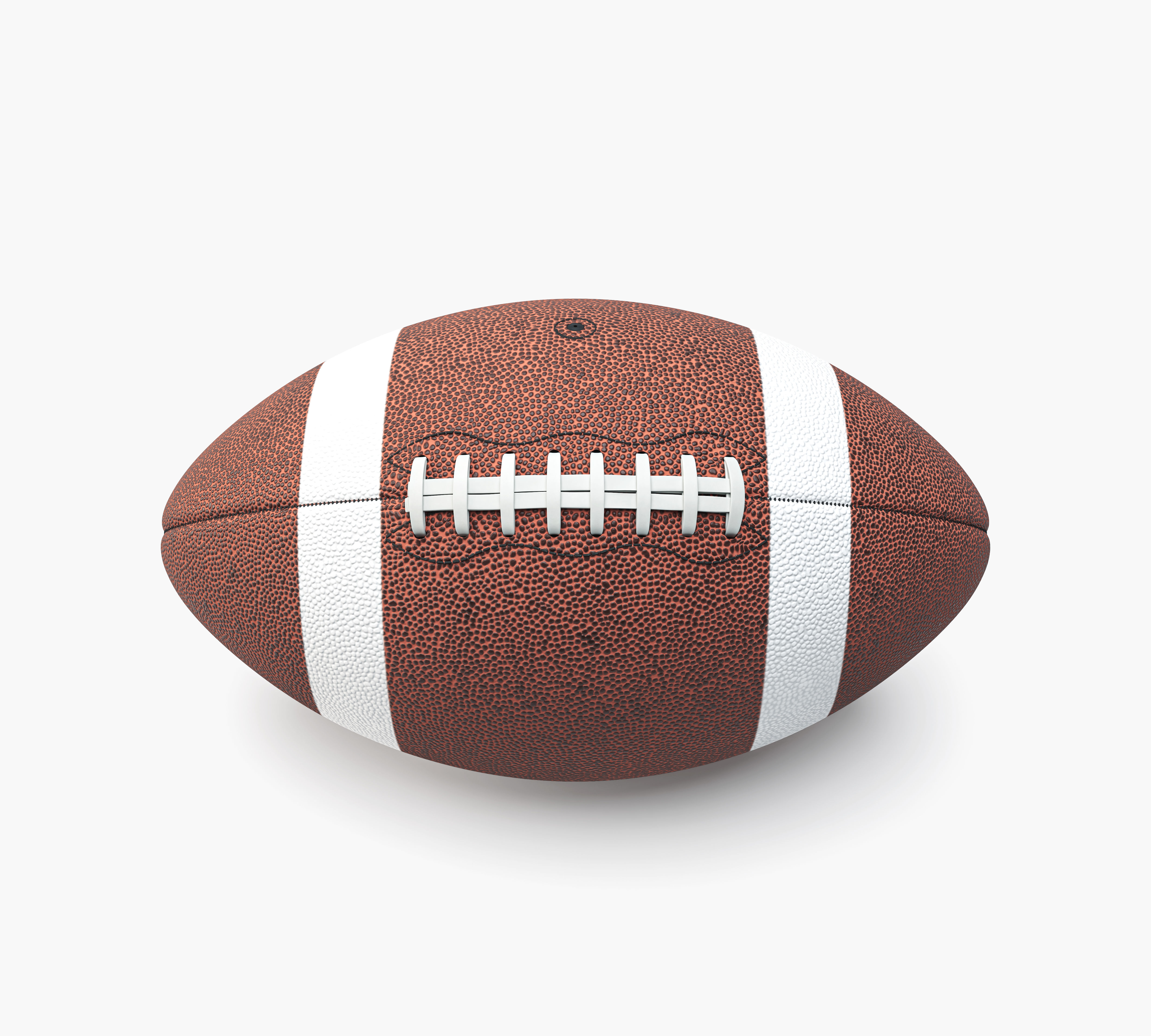 American Football Ball 3D model_6