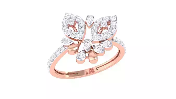 Women Wedding Ring 3dm STL OBJ FBX Renders Details