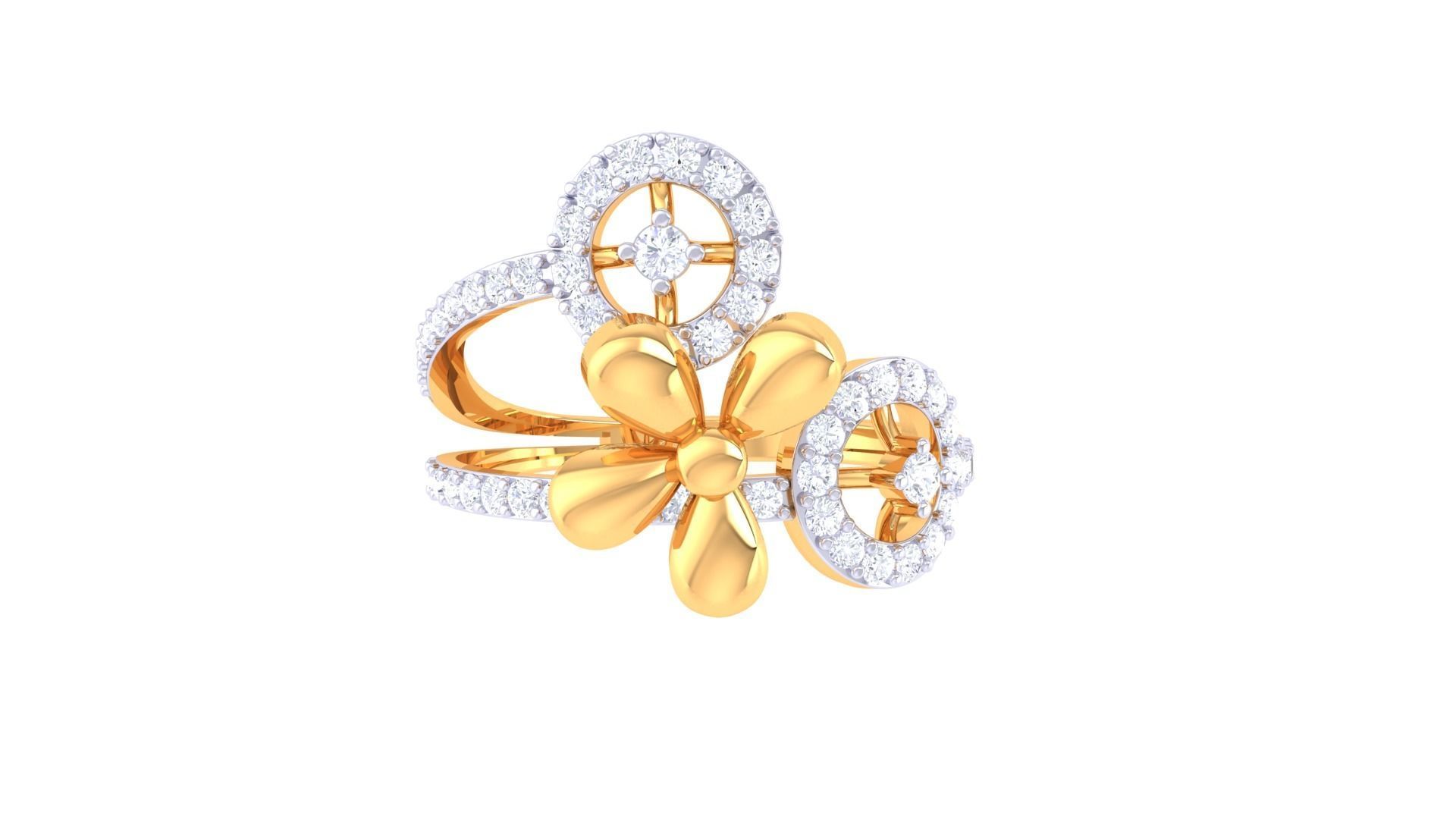 Women Wedding Ring 3dm STL OBJ FBX Renders Details 3D print model_3