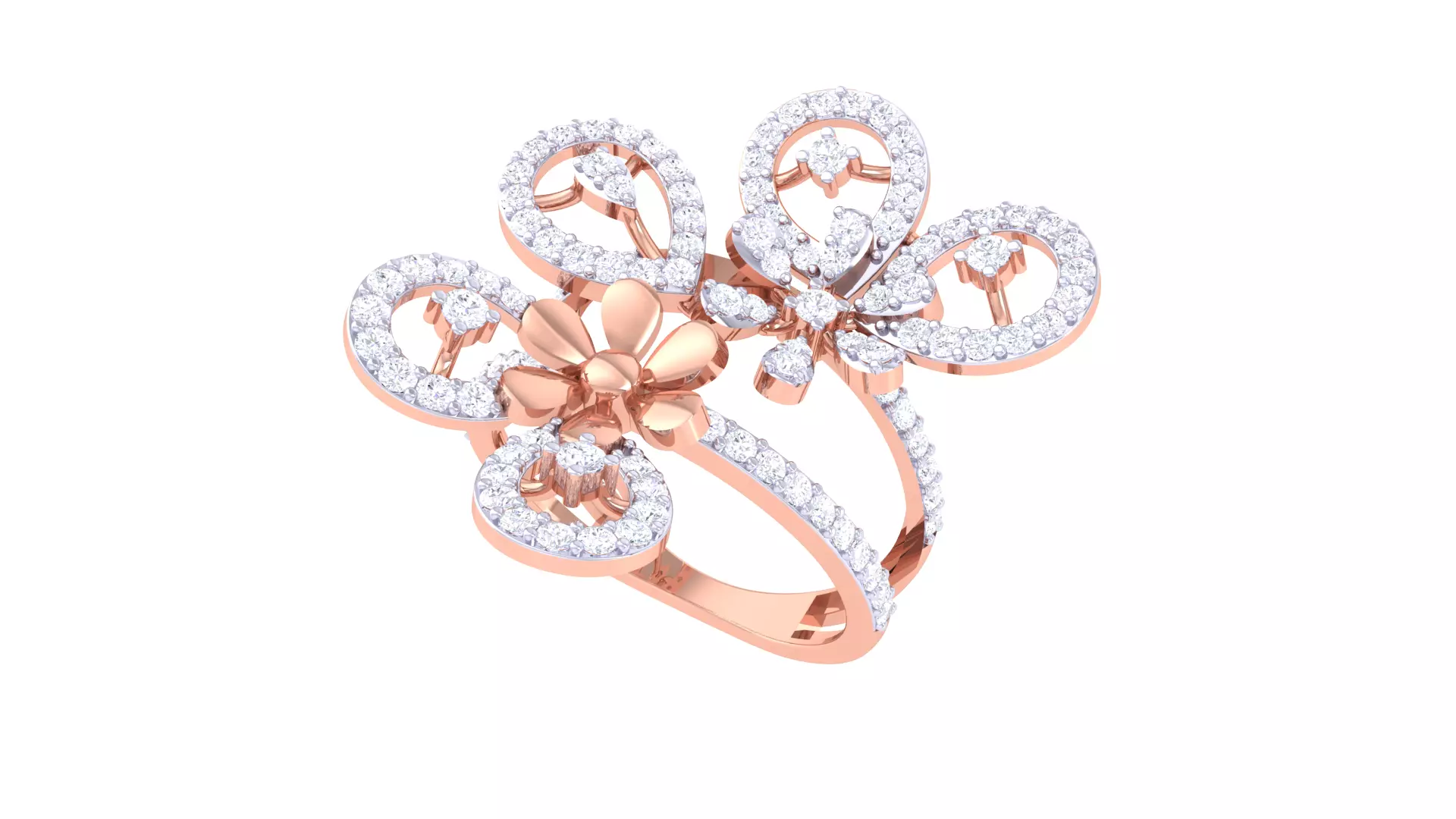 Women Wedding Ring 3dm STL OBJ FBX Renders Details 3D print model_0