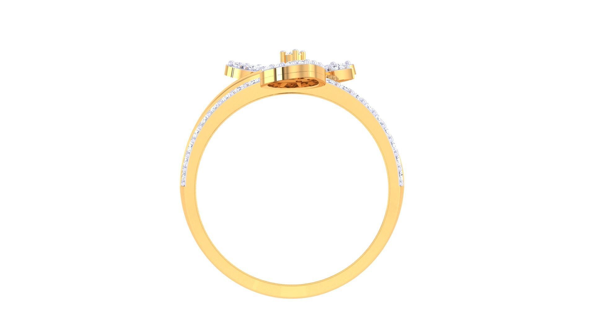 Women Wedding Ring 3dm STL OBJ FBX Renders Details 3D print model_4