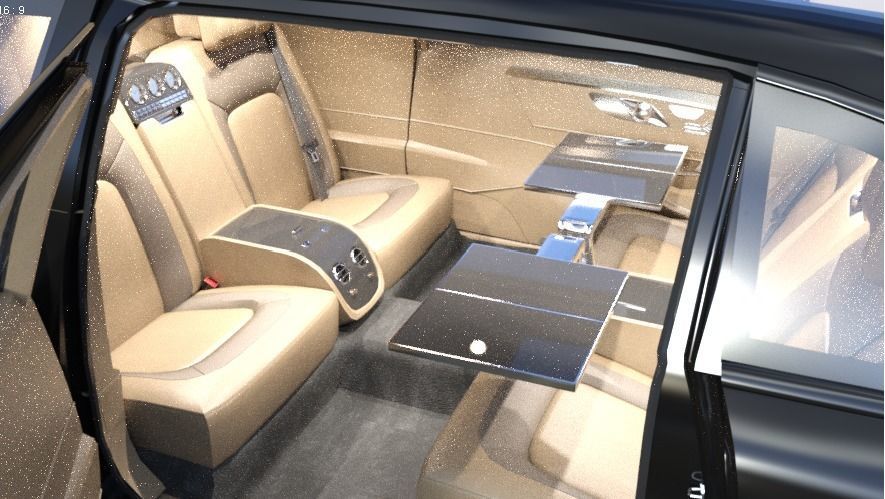 luxurious limousine 3D model_15